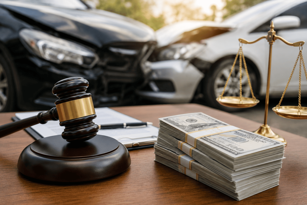 Cuánto se puede ganar en una demanda de accidente de carro